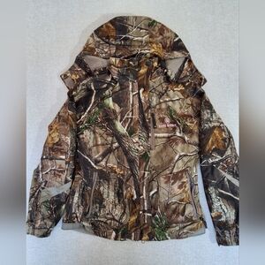 Game Winner Womens Ap Camouflage Hooded And Insulated Jacket Size Small